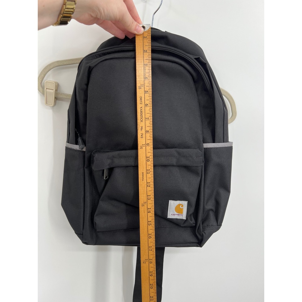 Carhartt Backpack Black NWOT Commuter Laptop Bag Reflective Trim - Picture 6 of 6